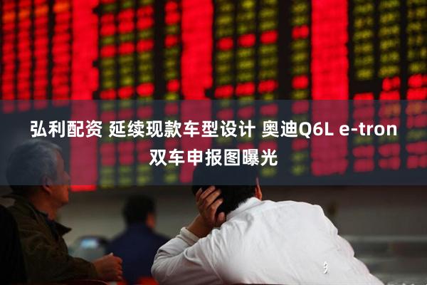 弘利配资 延续现款车型设计 奥迪Q6L e-tron双车申报图曝光
