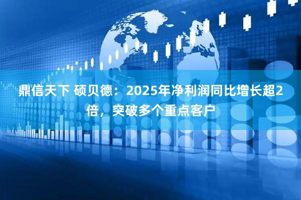 鼎信天下 硕贝德：2025年净利润同比增长超2倍，突破多个重点客户